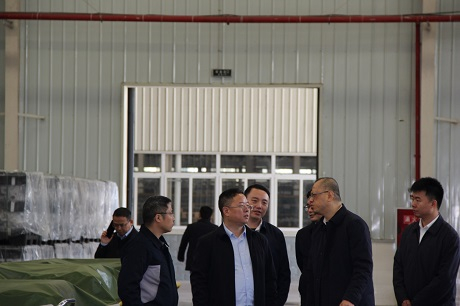 杨明率队光临绵阳2121非凡公司调研领导工作